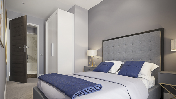 36 - Fox & Foundry - 2-Bed - Bedroom B Day